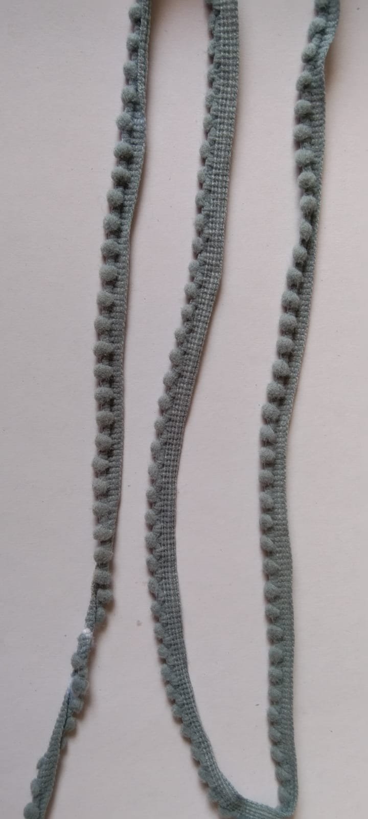 PomPom Lace - 1 mtr - Grey