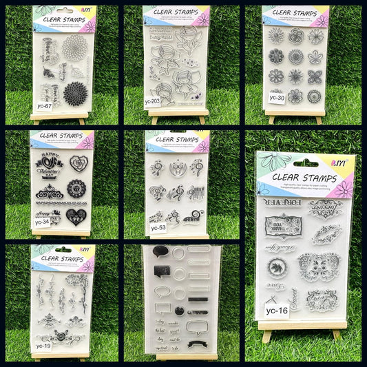 Clear Stamps Combo 8pcs - (Free Shipping)