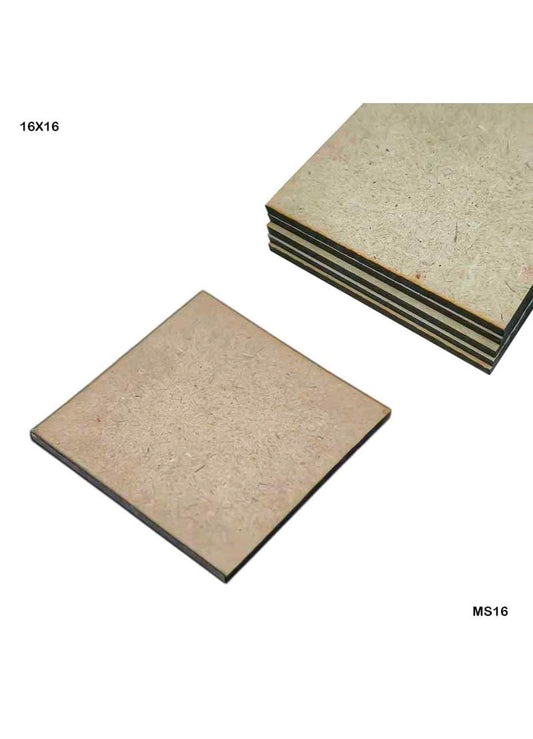 MDF Square 16*16inch (MS1616) - 1Pcs