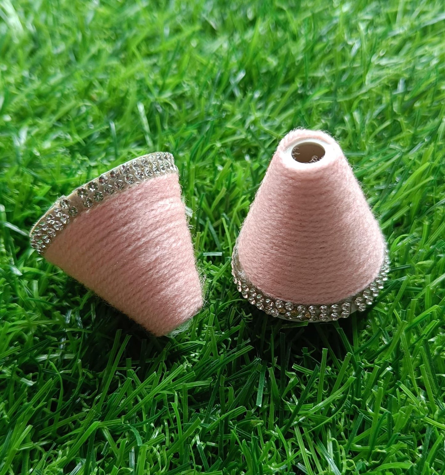 Light Pink Stone Cone - 10pc