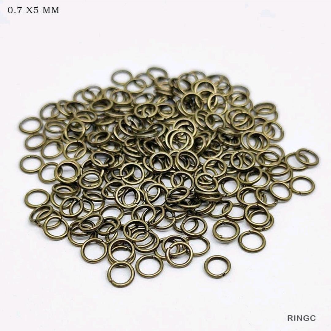 Jump Rings 7mm – Copper - (25gm)