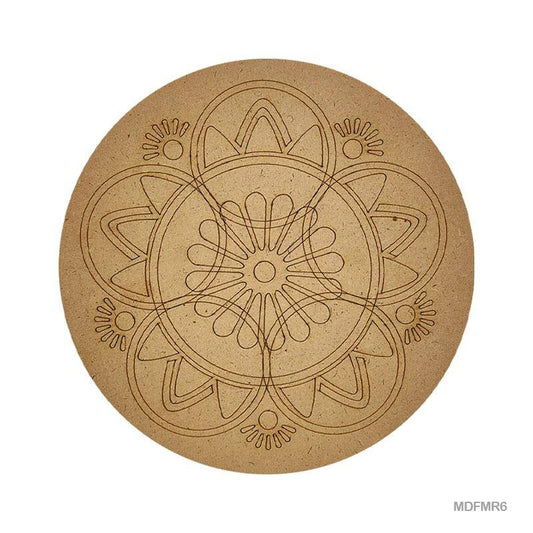 MDF Cutout Mandala Engrave (MDFMR6) – 10inch