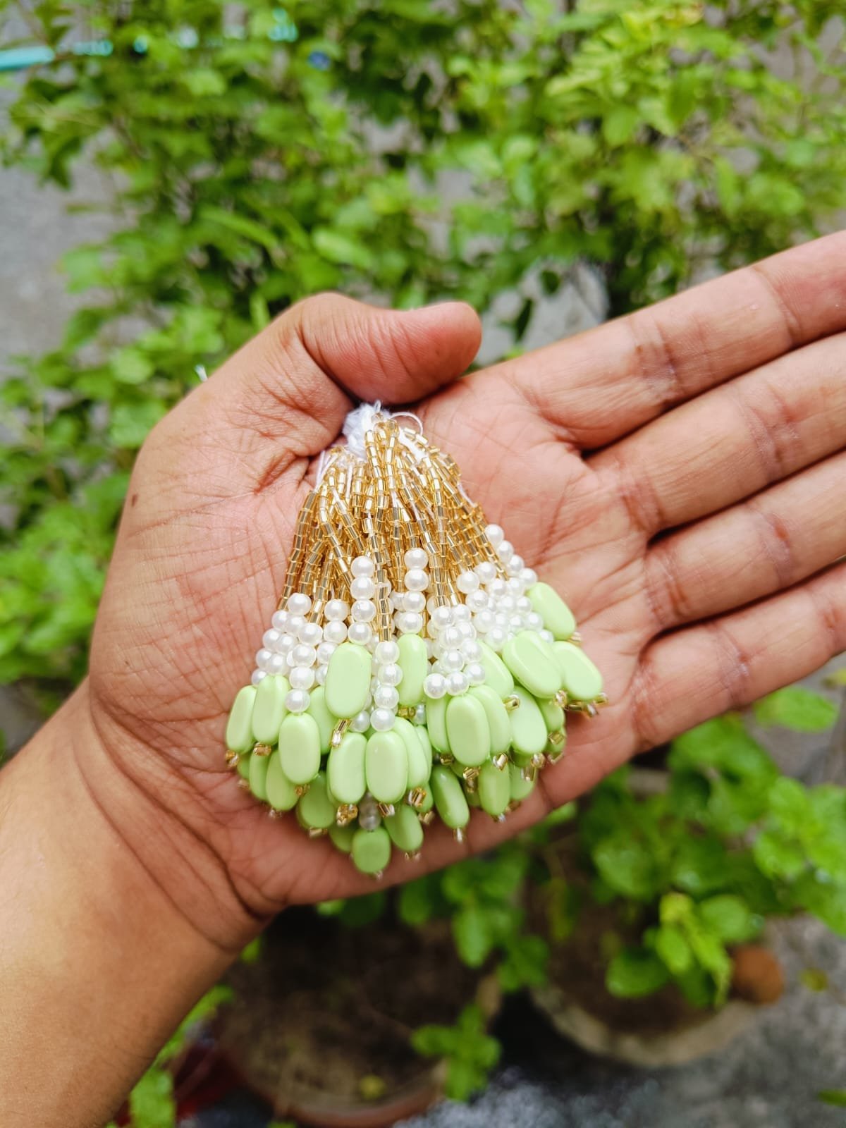 Green Moti Latkan - 10pc