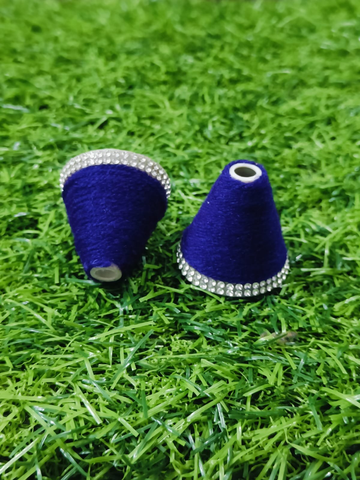 Dark Blue Stone Cone - 10pc