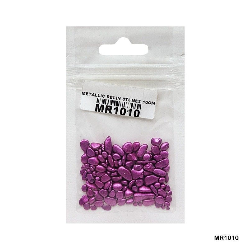 Metallic Resin Stones - 10gm (MR1010)