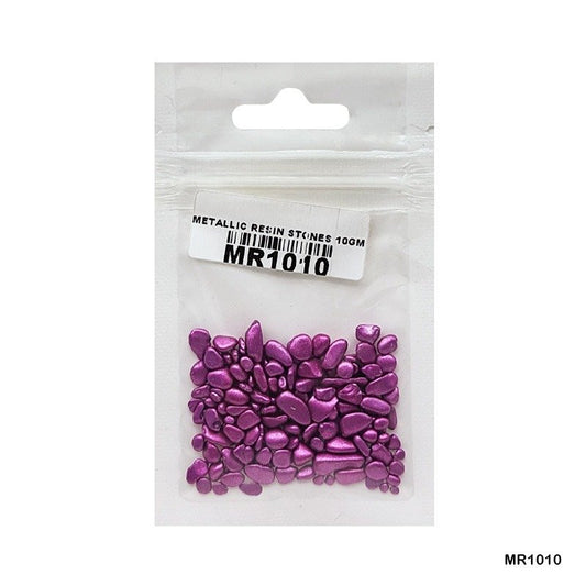 Metallic Resin Stones - 10gm (MR1010)