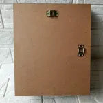 Double Shadow Box Glass Frame (White)