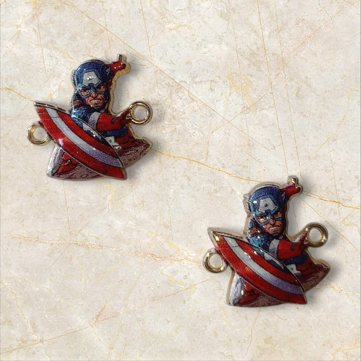 Captain America 3D Rakhi Charms - 1pc