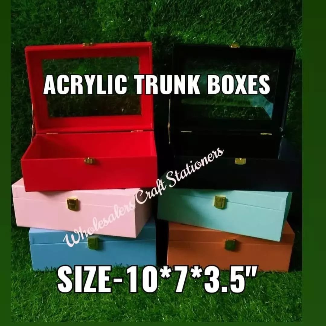 Acrylic Trunk Box Combo 10pcs - Free Shipping