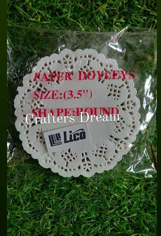 ROUND PAPER DOILIES - (3.5")