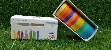 Solid Colour Washi Tapes Set