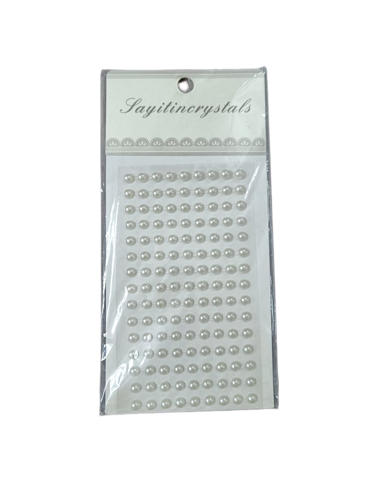 White Pearl Sticker - 1pc