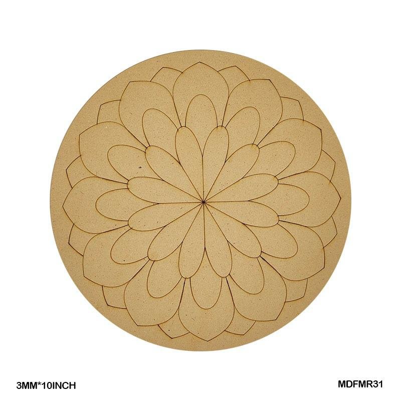 MDF Cutout Mandala Engrave (MDFMR31) – 10inch