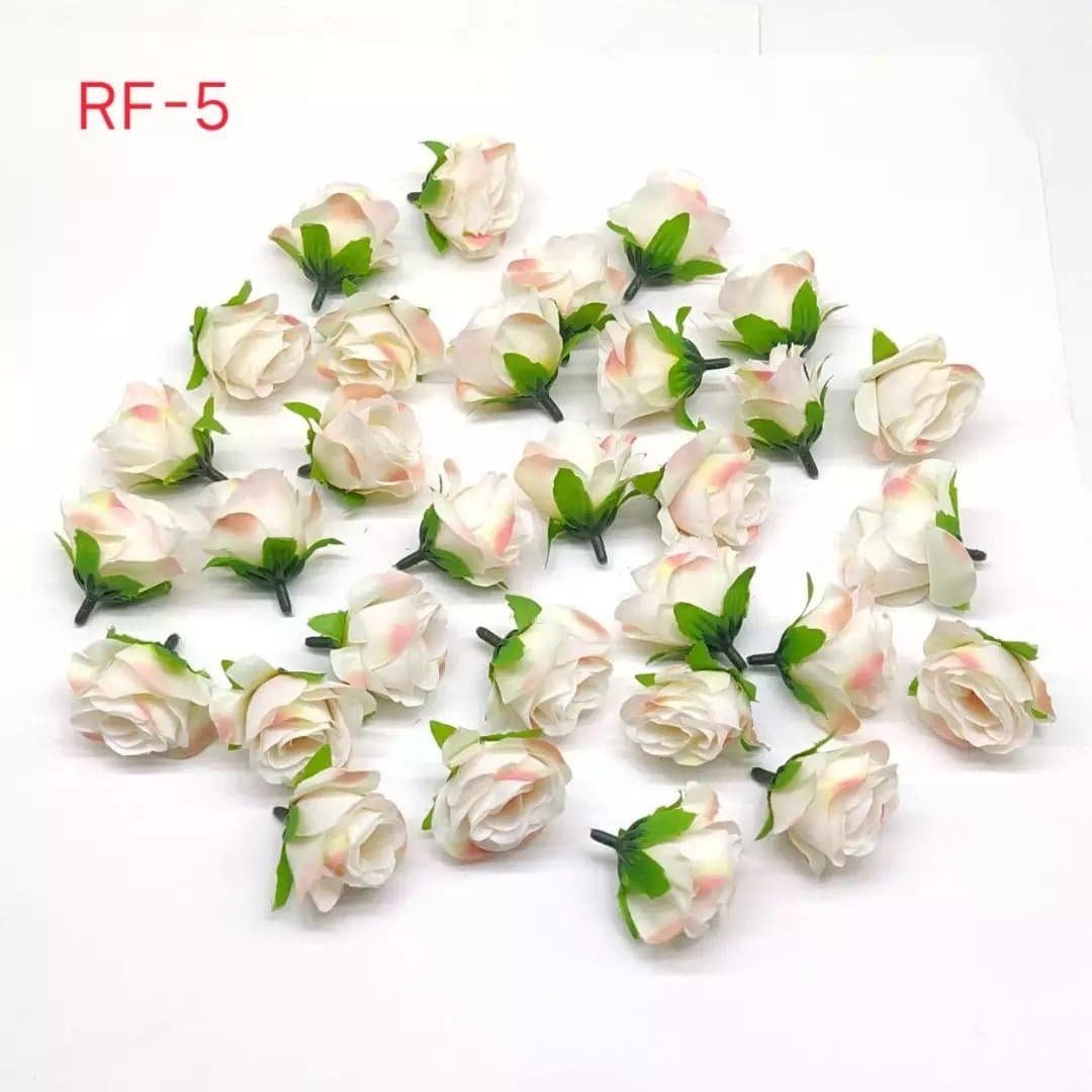 Cream Peach Artificial Flower-10pc/pack