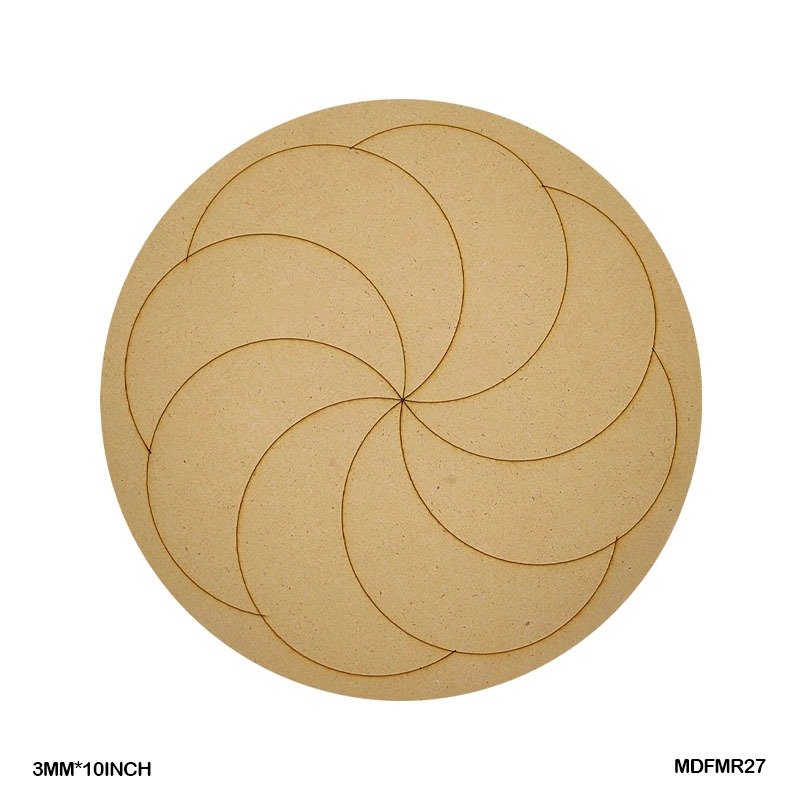 MDF Cutout Mandala Engrave (MDFMR27) – 10inch