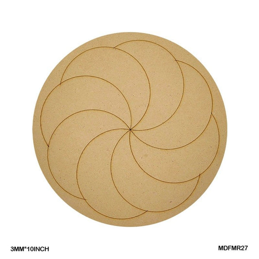 MDF Cutout Mandala Engrave (MDFMR27) – 10inch