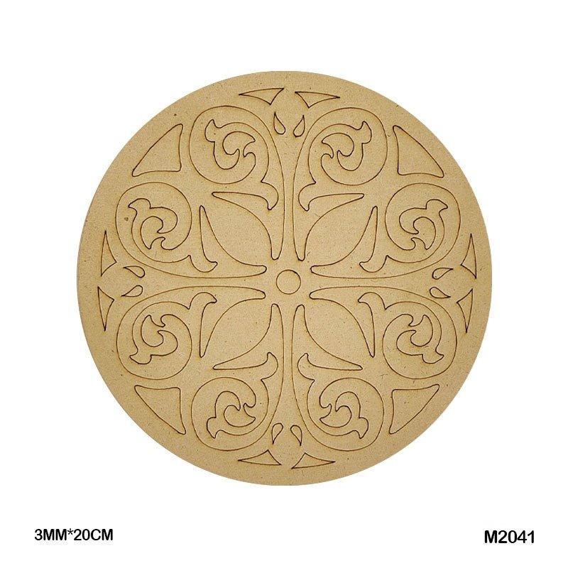 MDF Cutout Mandala Engrave (M2041) – 20CM