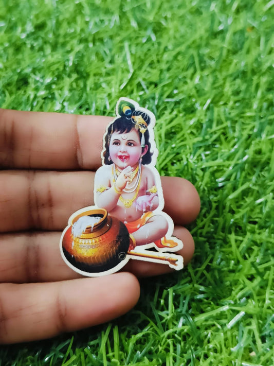 Laddu Gopalji MDF Cut Out (2inch) - 5pc