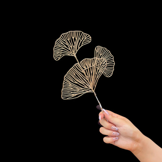 Artificial Flower Bouquets Ginkgo/Oak Leaf