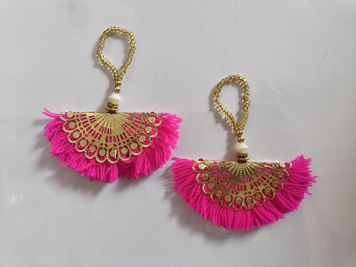 Metal Patra Latkan (Pink) – 5pcs