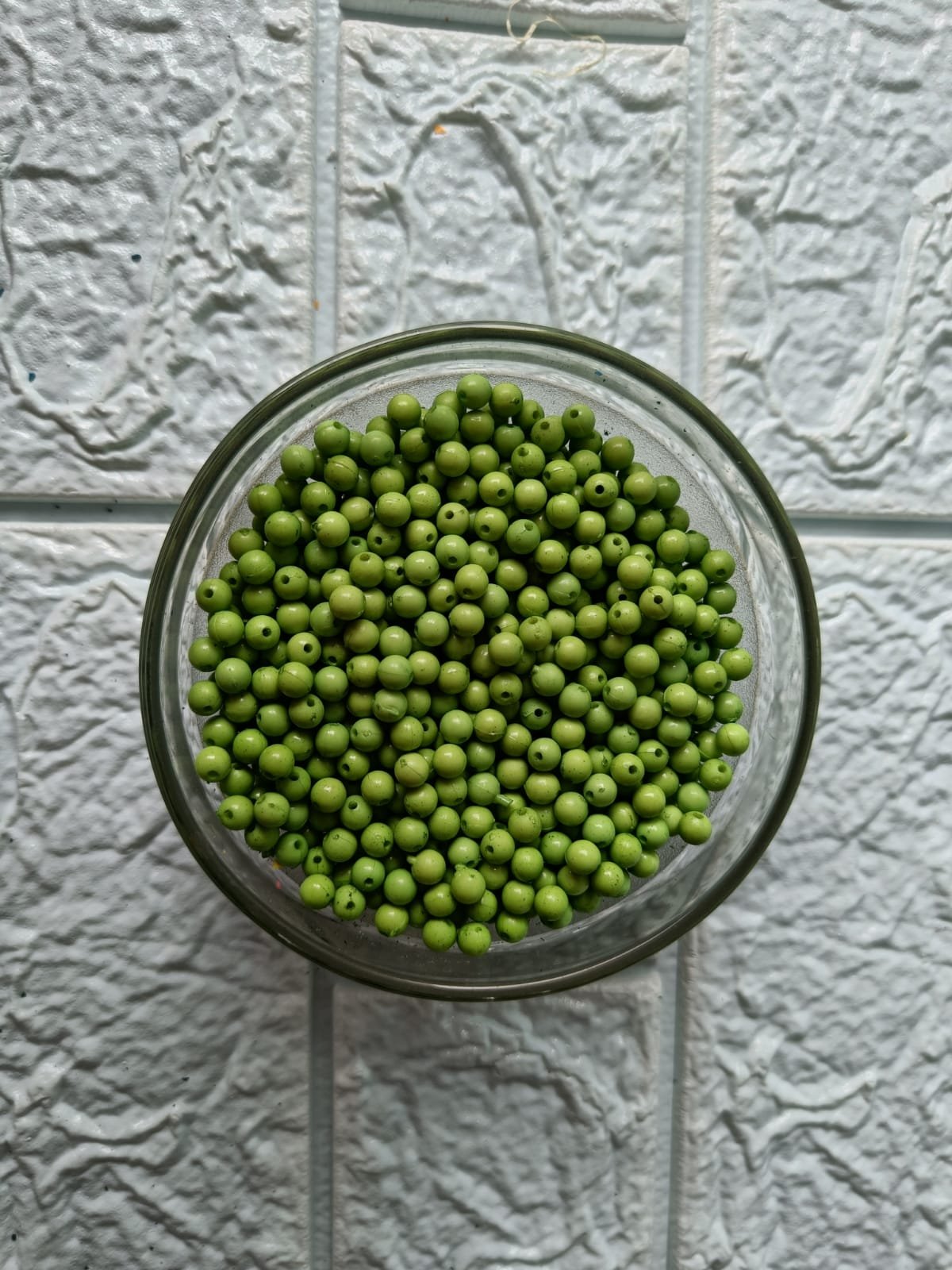 Moti /Pearls /Beads – Mehandi Green (100gm) – 6mm