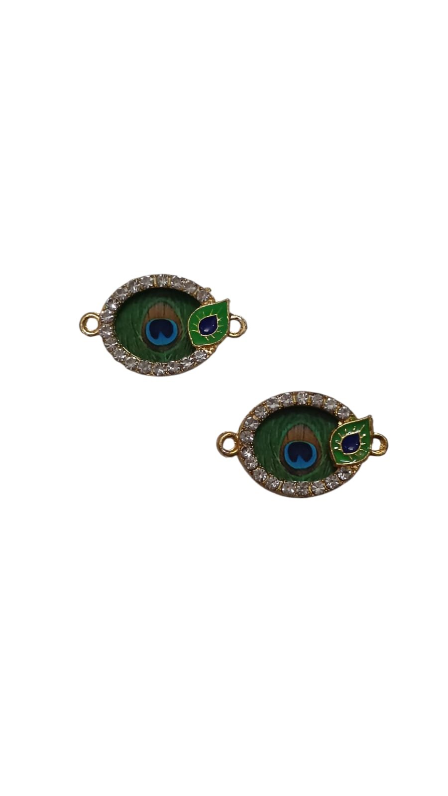 Mor Pankh Rakhi Charms - 1pc
