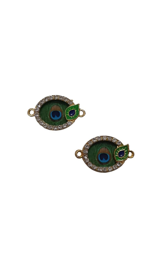 Mor Pankh Rakhi Charms - 1pc