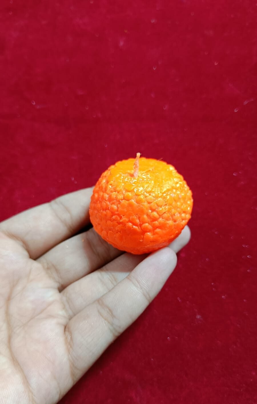 Wax Candle Motichur Laddu - 4pc