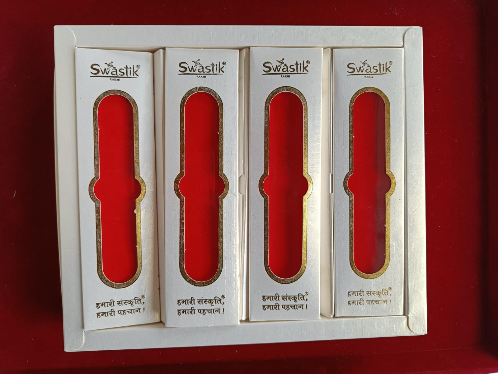 Rakhi Packaging Card Pack Of 1 Card