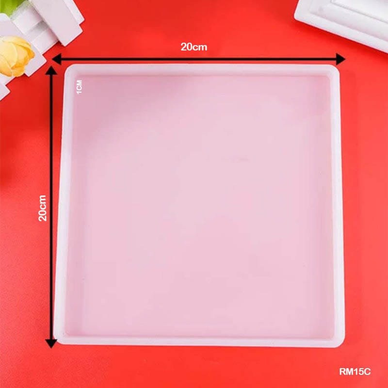Square Tray Silicon Mould (RM15C) - (8inch)