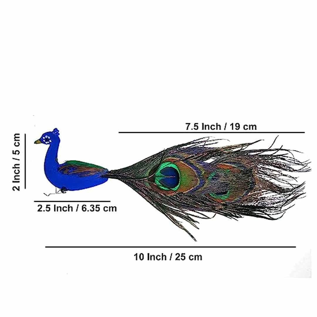 Peacock Pair For Decoration - 2pc