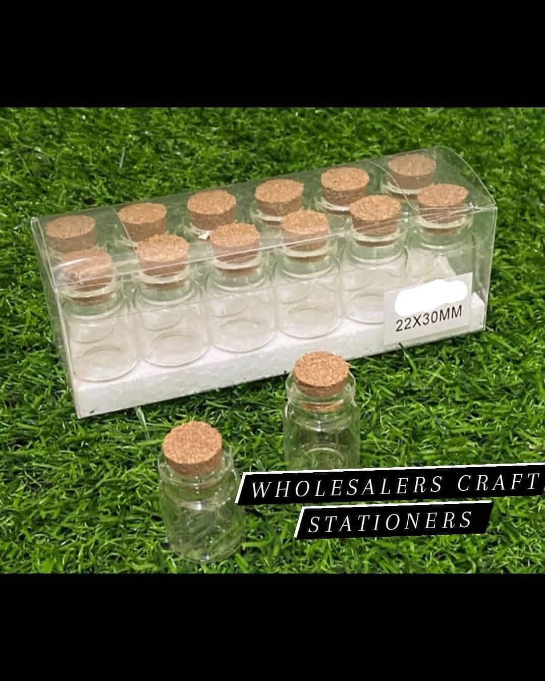 Message bottle (22*30mm) - 12pc