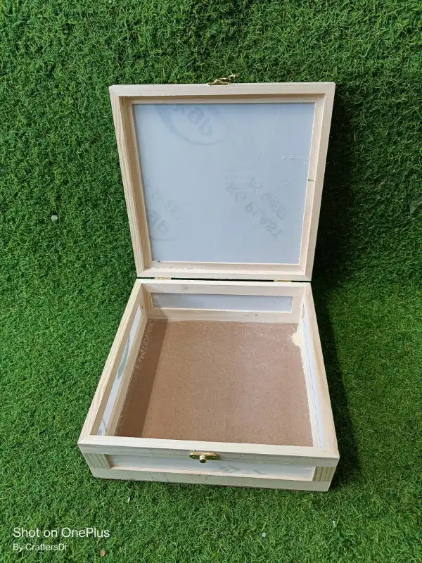Pinewood Acrylic Box with all side Transparent Window (Combo) - 6pc (Free Shipping)