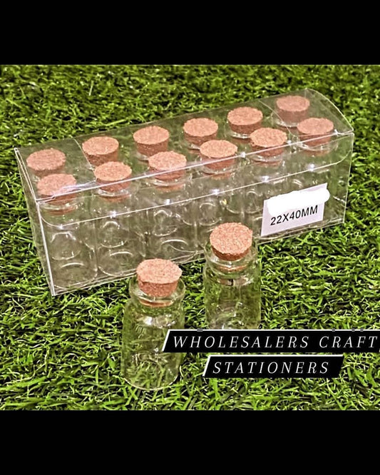 Messges bottle (22*40mm) - 12pc