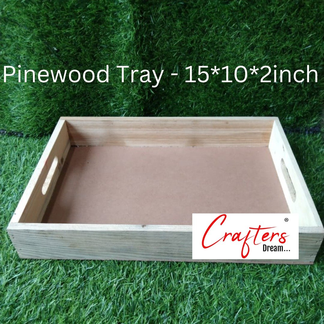Pinewood Tray Set 01 - 6pcs (Free Shipping)