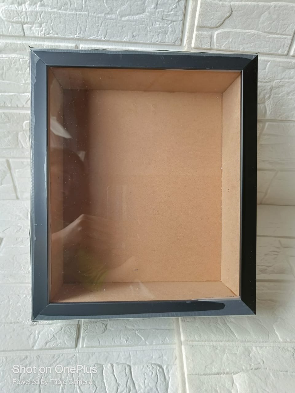 Shadow Box Glass Frame – 12*10 inch (Black)