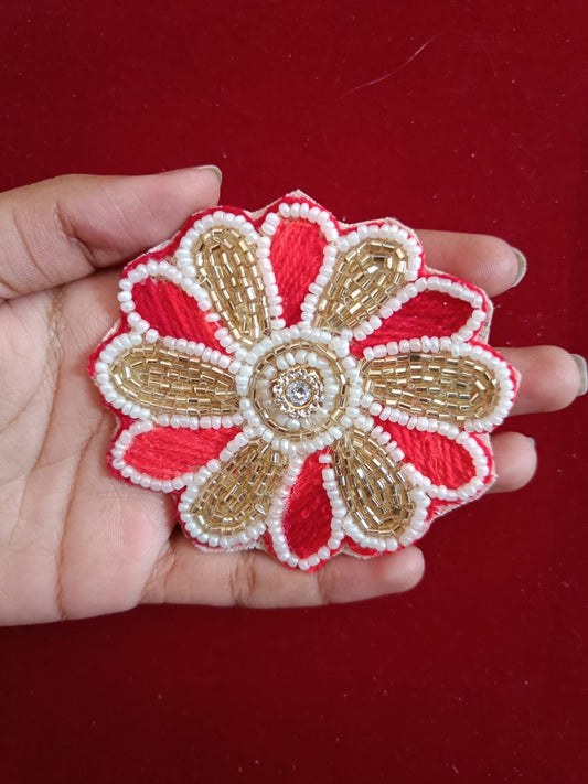 Golden Round Buti Patches - 10pc