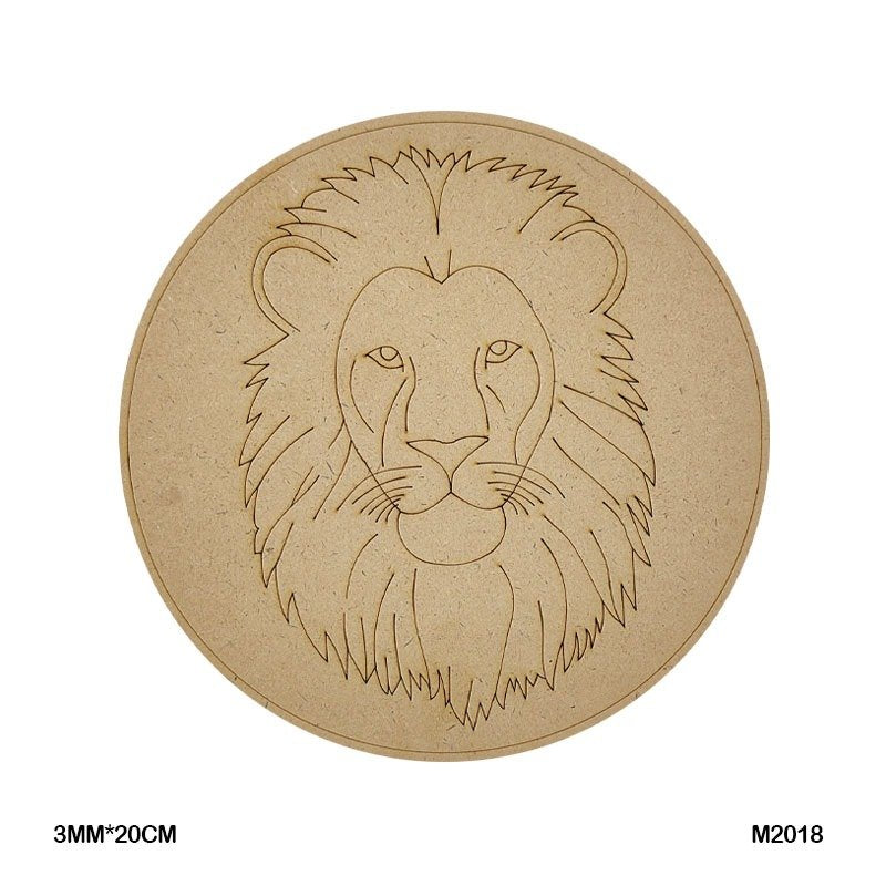 MDF Cutout Mandala Engrave (M2018) – 20CM
