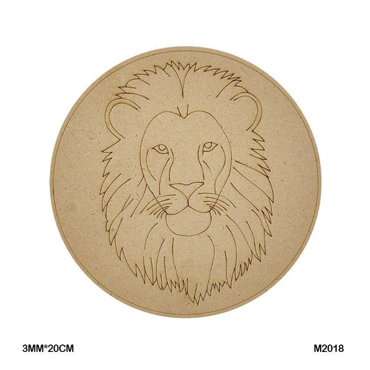 MDF Cutout Mandala Engrave (M2018) – 20CM
