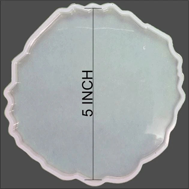 Round Agate Coaster Mould 5inch (47004)