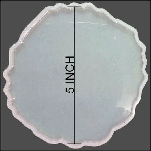 Round Agate Coaster Mould 5inch (47004)