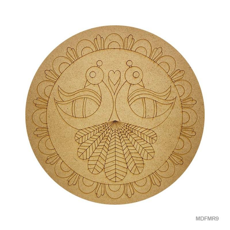 MDF Cutout Mandala Engrave (MDFMR9) – 10inch