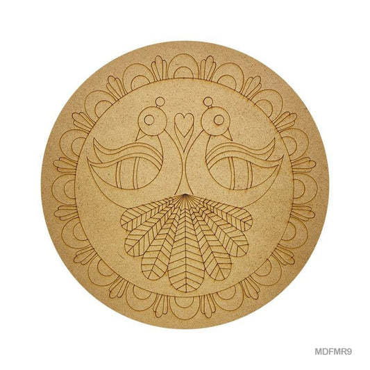 MDF Cutout Mandala Engrave (MDFMR9) – 10inch