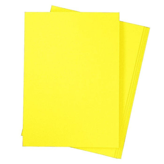 A3 Lemon yellow Cardstock 250gsm – 25 Sheets