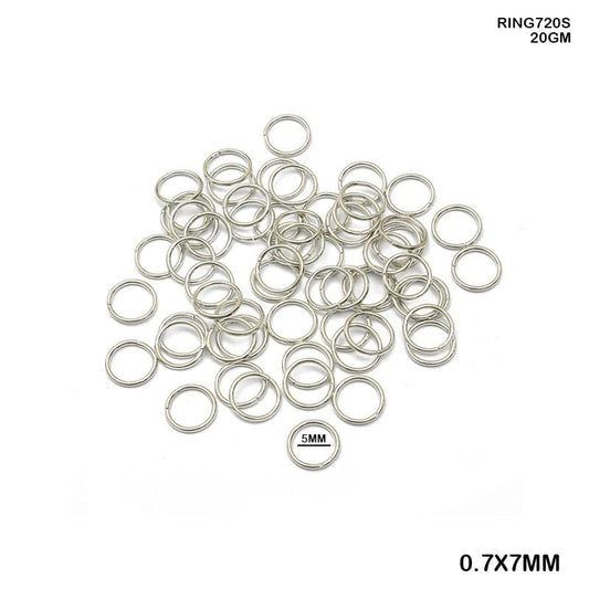 Jump Ring Silver (Ring720S) - 0.7*7MM
