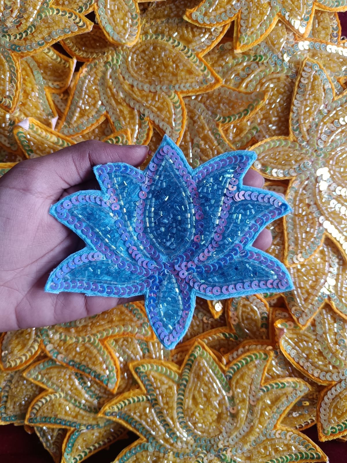 Lotus Buti Patches - 10pc