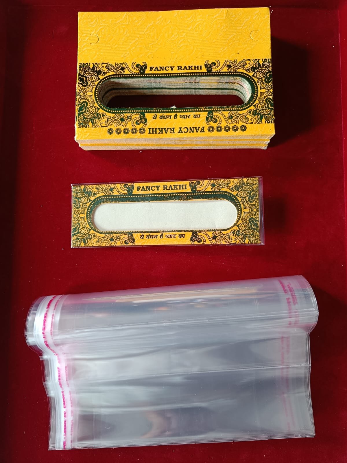 Rakhi Packaging Cards Pack Of 10 Cards