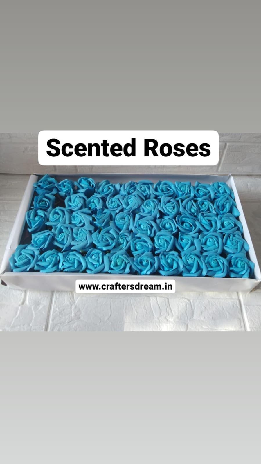 Scented Roses Sky Blue - 10pcs