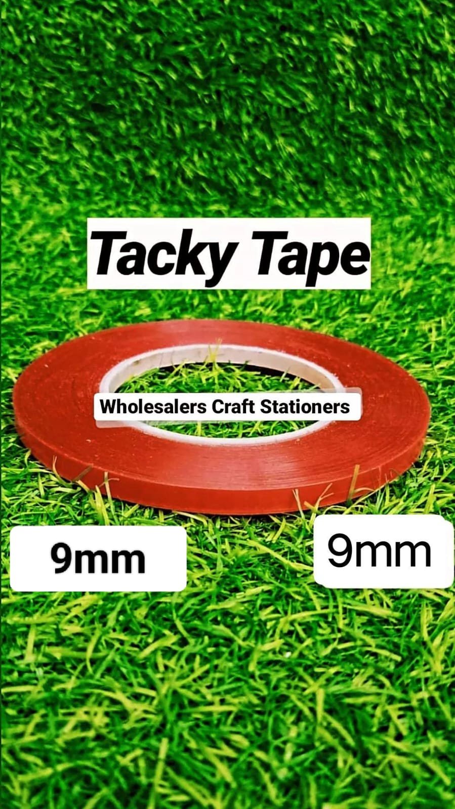 Red Tacky Tape - 9mm
