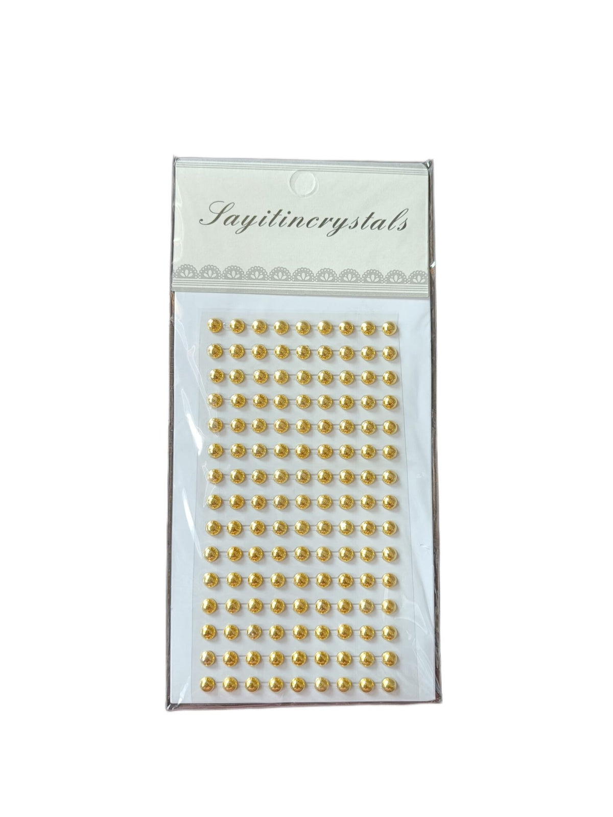 Golden Pearl Sticker (Large) - 1pc